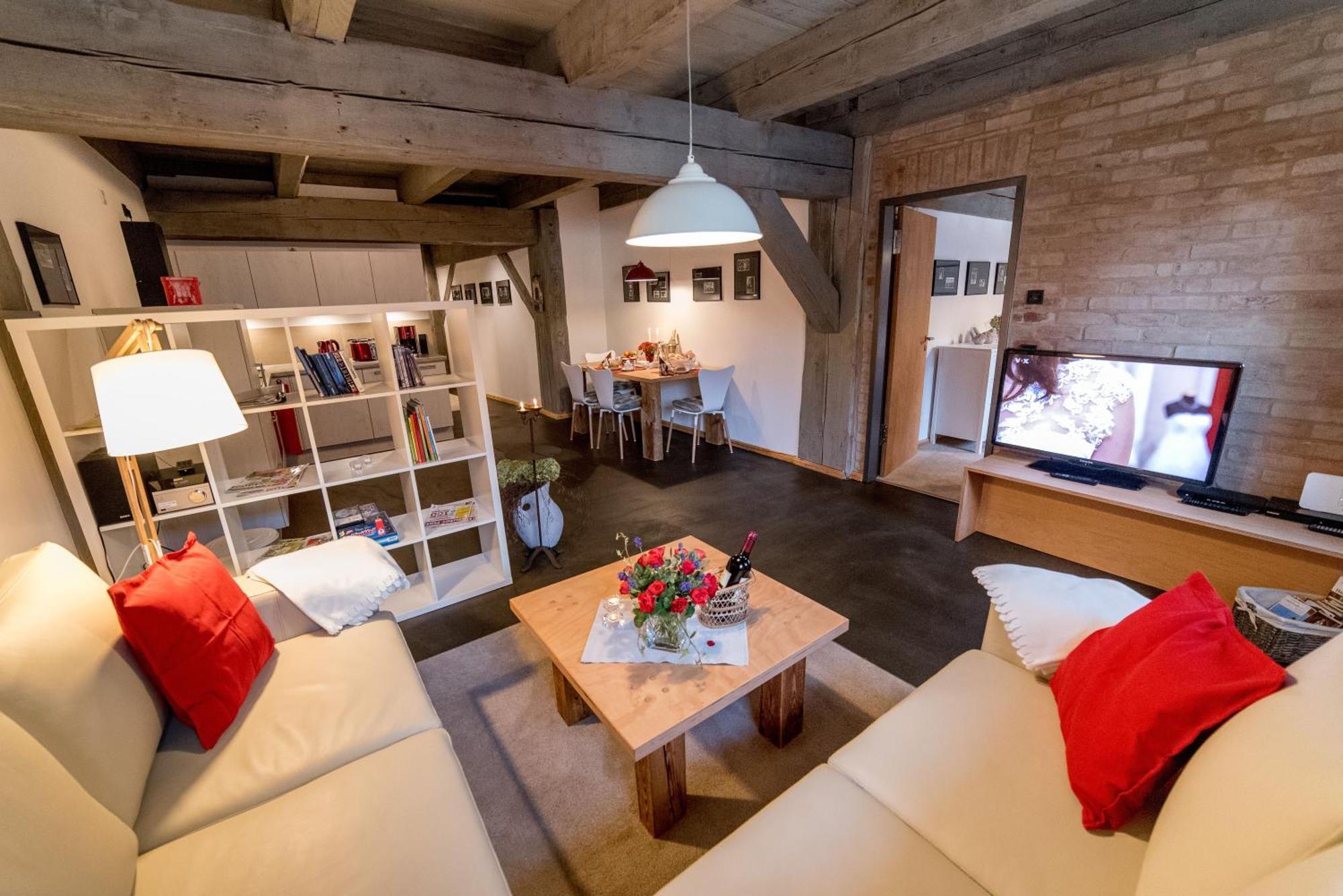 Generous, Brand New Holiday Apartment With An Interior In An Industrial Design Quedlinburg Exterior foto