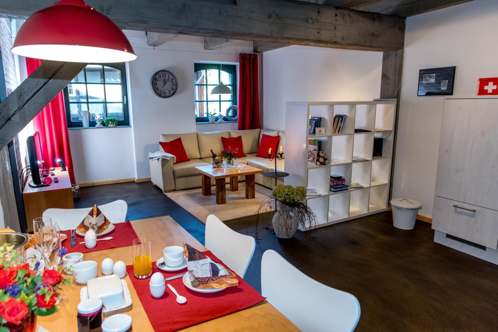 Generous, Brand New Holiday Apartment With An Interior In An Industrial Design Quedlinburg Exterior foto